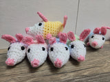Easter Crocheted Baby Possums!
