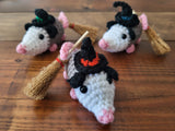 Witchy Crocheted Baby Possum