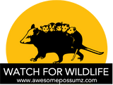 Watch for Wildlife decal - AwesomePossumz