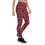 Awesome Possum Red Leggings - AwesomePossumz