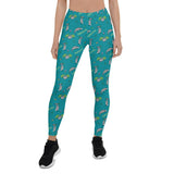Awesome Possum Teal Leggings - AwesomePossumz