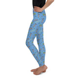 Awesome Possums Blue Youth Leggings - AwesomePossumz