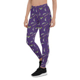 Awesome Possum Purple Leggings - AwesomePossumz