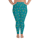 Awesome Possum Teal Plus Size Leggings