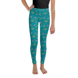 Awesome Possums Teal Youth Leggings