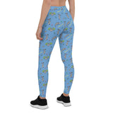 Awesome Possum Light Blue Leggings - AwesomePossumz