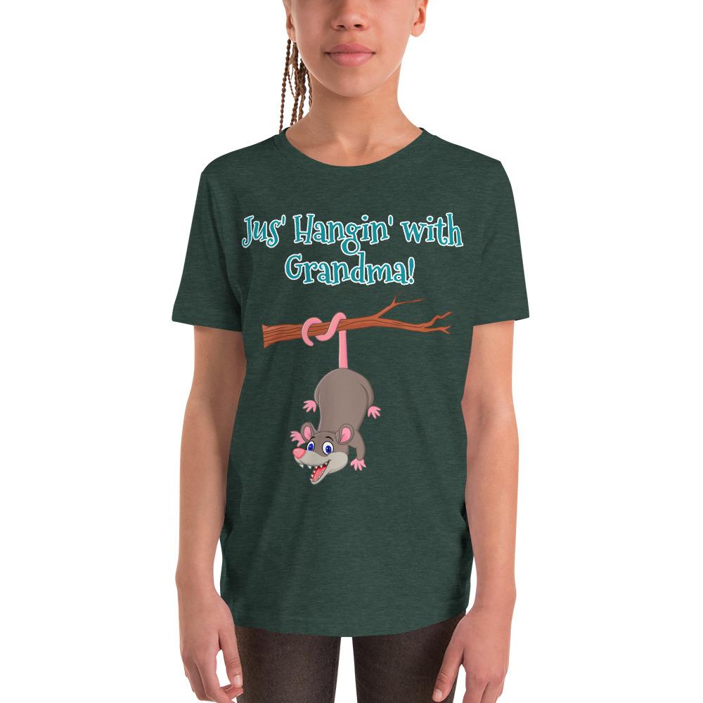 Hangin with Grandma Youth T-Shirt - AwesomePossumz
