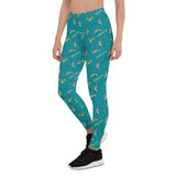 Awesome Possum Teal Leggings - AwesomePossumz