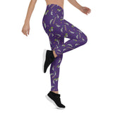 Awesome Possum Purple Leggings - AwesomePossumz