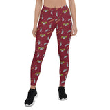 Awesome Possum Red Leggings - AwesomePossumz