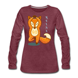 RELAX Long-Sleeved Tee Shirt - heather burgundy