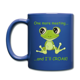 CROAK mug - royal blue