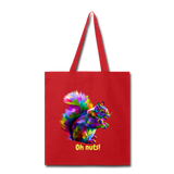 Oh Nuts!Tote Bag - red