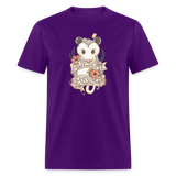 Awesome Possum Art Tee Shirt - purple