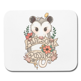 Awesome Possumz Artwork Mousepad - white