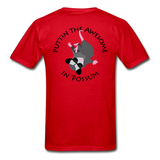 AP Awesome Logo Tee Shirt - red