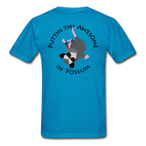 AP Awesome Logo Tee Shirt - turquoise