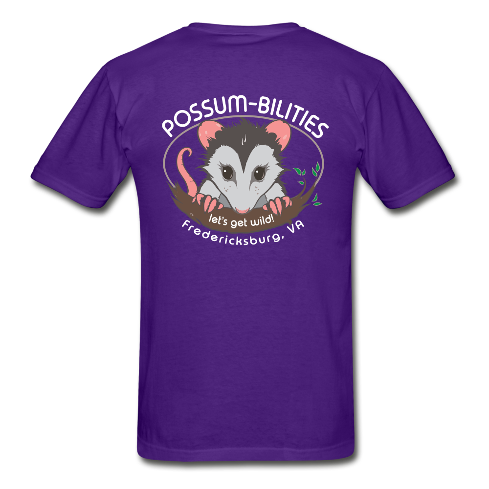 Possum-bilities Wild Tshirt Dark Colors - purple