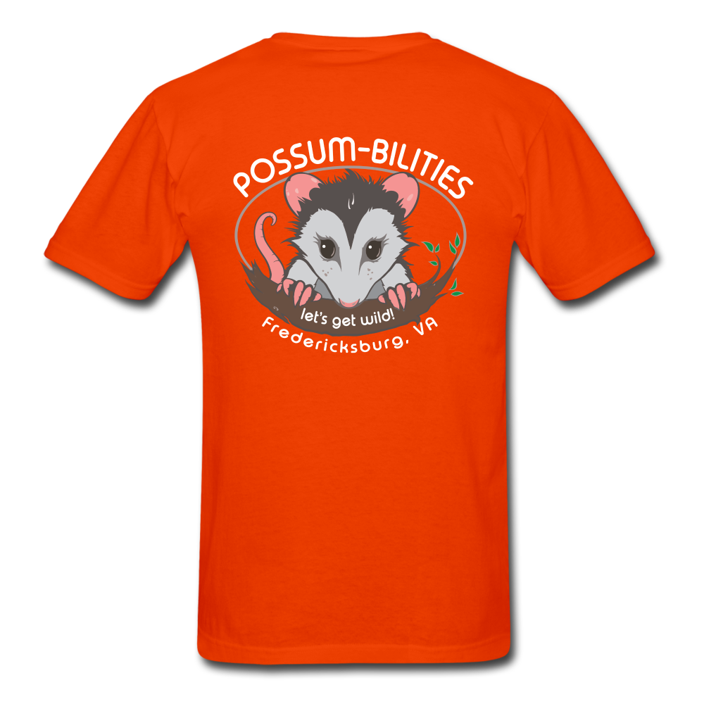 Possum-bilities Wild Tshirt Dark Colors - orange