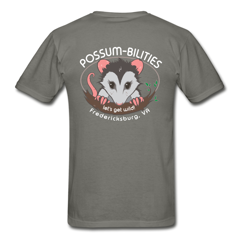Possum-bilities Wild Tshirt Dark Colors - charcoal