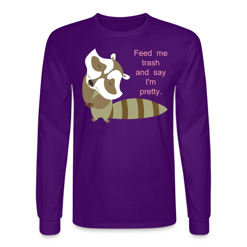 Trashy Unisex Long-Sleeved Tee Shirt - purple