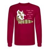 Trashy Unisex Long-Sleeved Tee Shirt - dark red