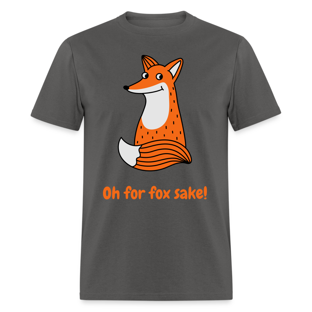 Fox Sake Tee Shirt - charcoal