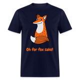 Fox Sake Tee Shirt - navy