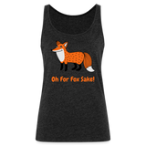 Fox Sake Tank - charcoal grey