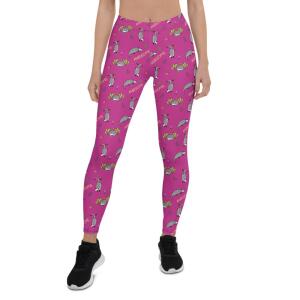 Awesome Possum Pink Leggings