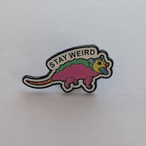 'Stay Weird' Enamel Pin