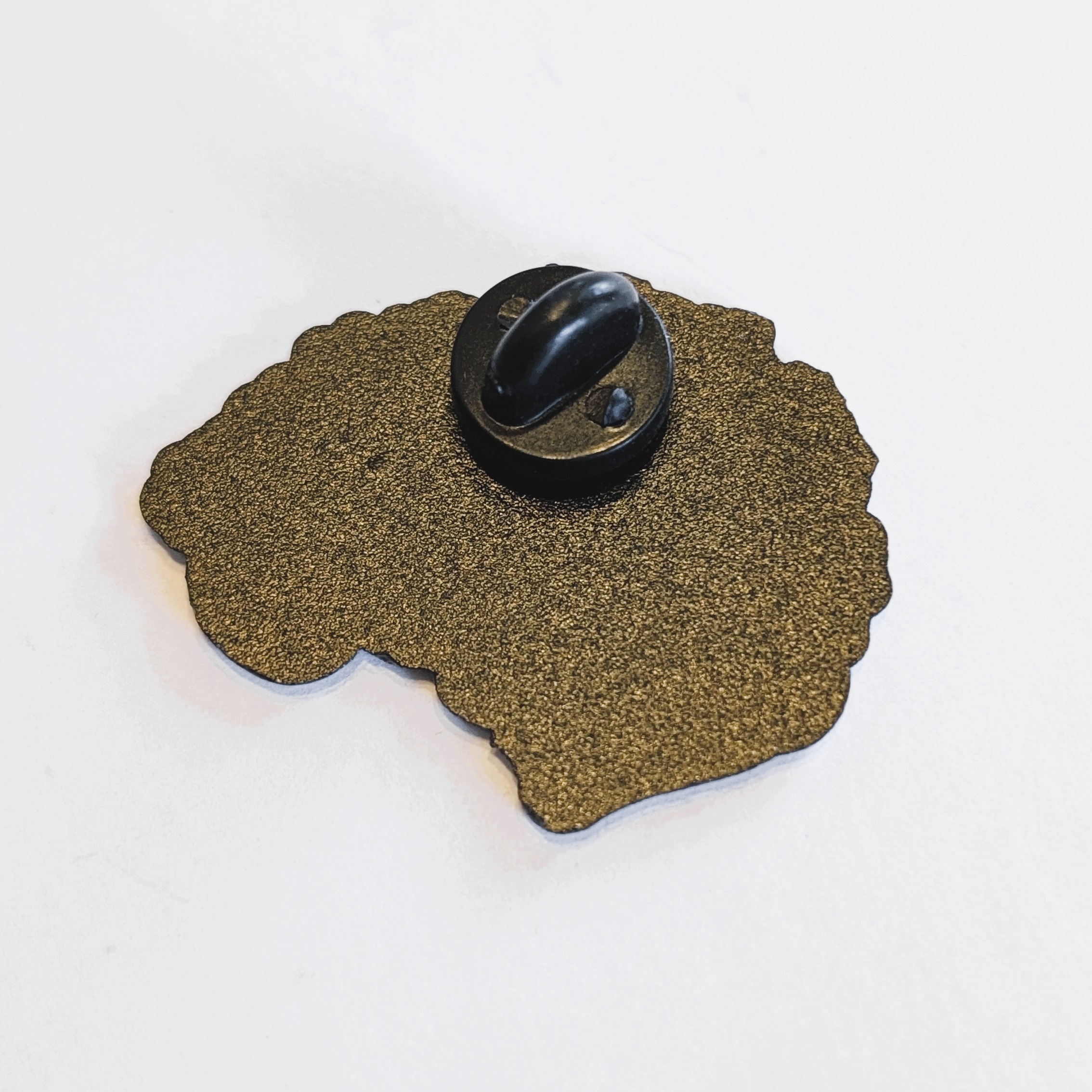 'Will Play Dead to Avoid People' Enamel Pin - Image 3