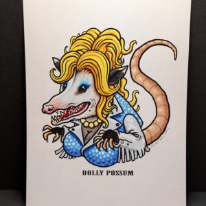 'Dolly Possum' Ryan McCulloch Art Print