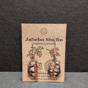 Opossum Earring from Jabebo Studio