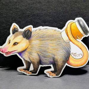 Pick Your Poison Vinyl Sticker: ' Poison Coffee'